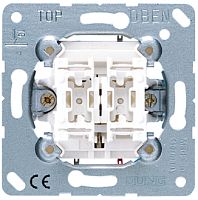 Выключатель жалюзи кнопочный без накладки без рамки Jung 2-кл. картинка
